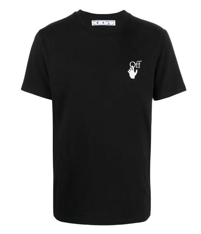OFF-WHITE Spray Print T-shirt Black