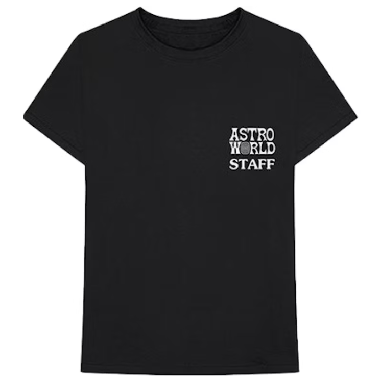 Travis Scott Astroworld Staff Tee Black