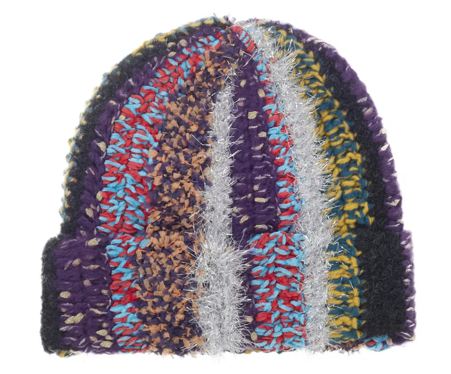 Supreme Tinsel Stripe Beanie Multicolor