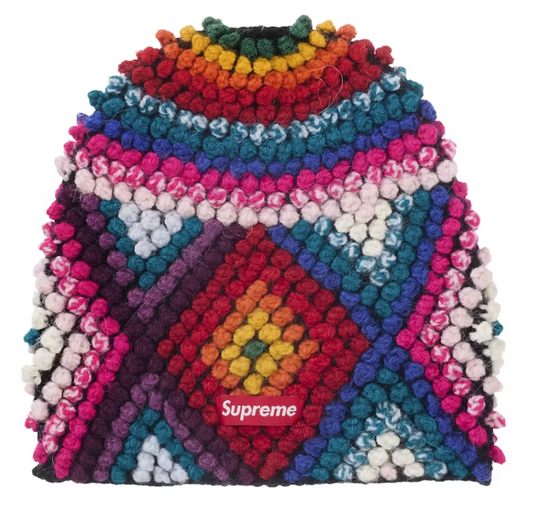 Supreme Textured Knit Beanie Multicolor