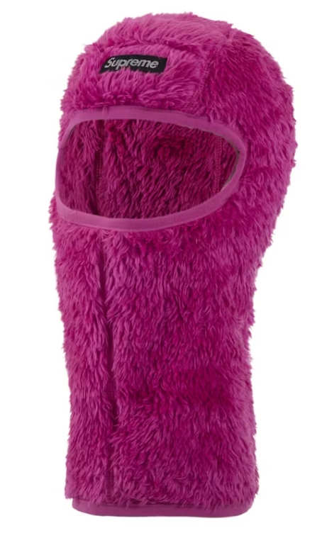 Supreme Fuzzy Balaclava Pink
