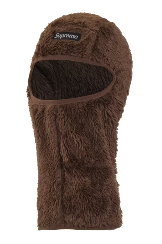 Supreme Fuzzy Balaclava Brown