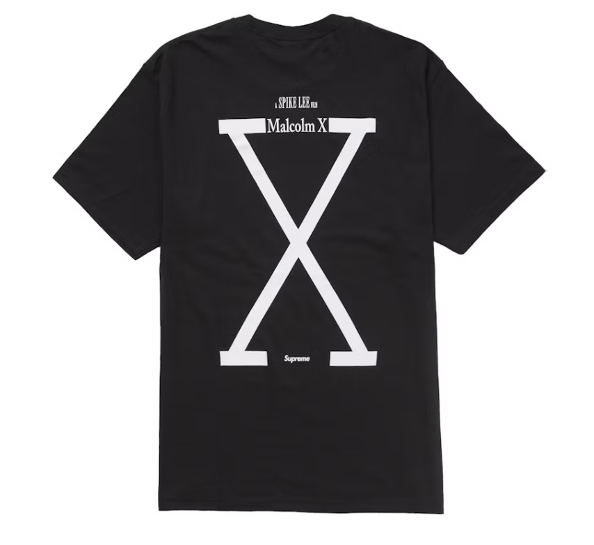 Supreme 40 Acres Malcolm X Tee Black