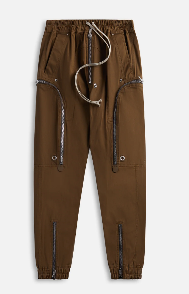 Rick Owens Bauhaus Cargo Pants Bean