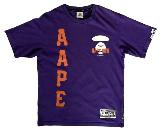 Bape AAPE Ape T-Shirt Purple Orange