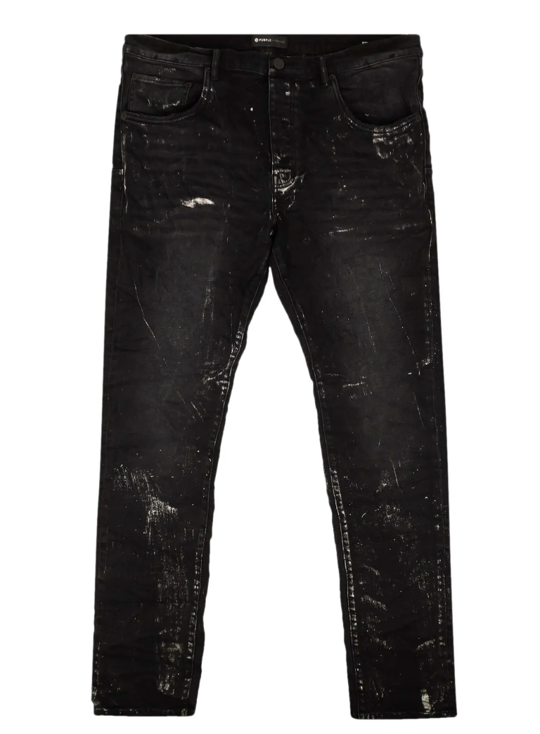 PURPLE BRAND Metallic Jeans Silver