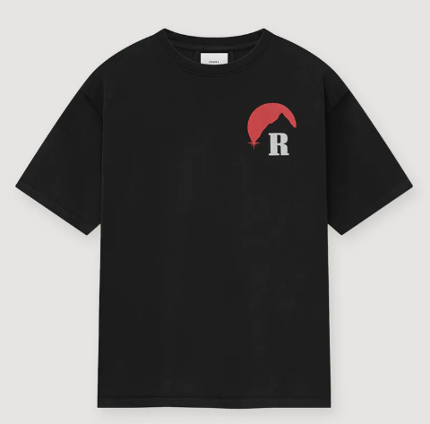Rhude Moonlight Logo Tee Vintage Black