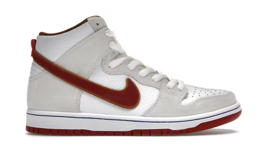 Nike SB Dunk High Sail Bright Crimson
