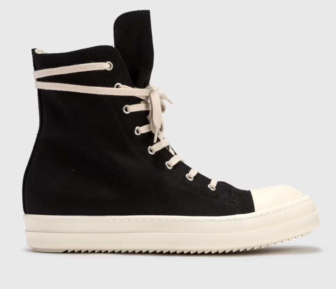Rick Owens DRKSHDW Scarpe Denim Black Milk