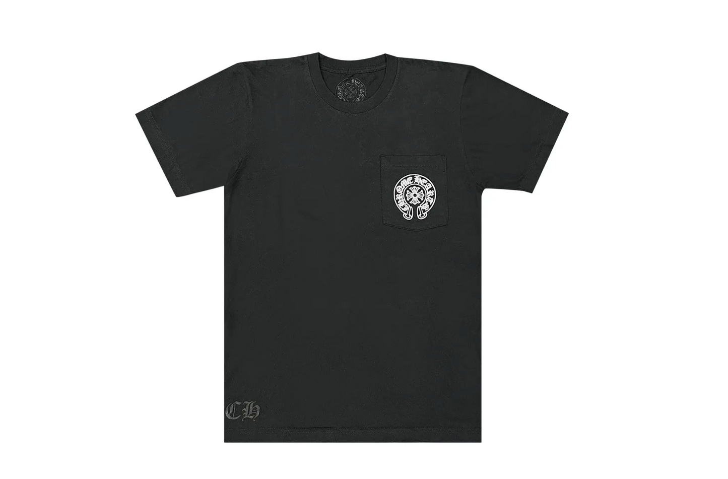 Chrome Hearts Beijing Exclusive Horseshoe Logo Pocket T-Shirt Black
