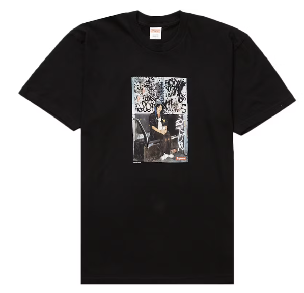 Supreme Lady Pink Tee Black