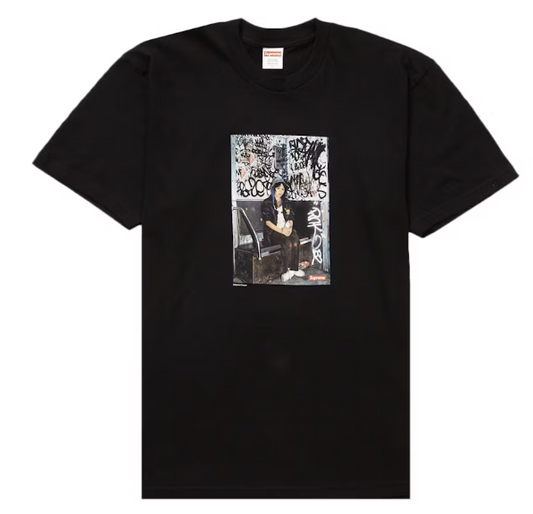 Supreme Lady Pink Tee Black
