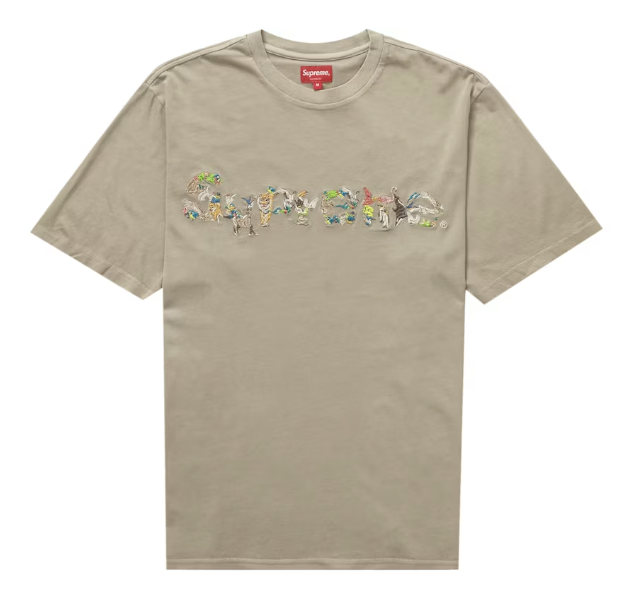 Supreme Animal Kingdom S/S Top Dusty Tan