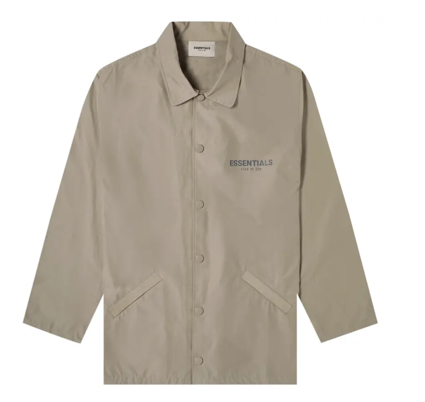 Fear of God Essentials Coaches Jacket 'Stone'
