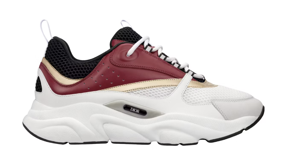 Dior B22 White Black Burgundy Gold