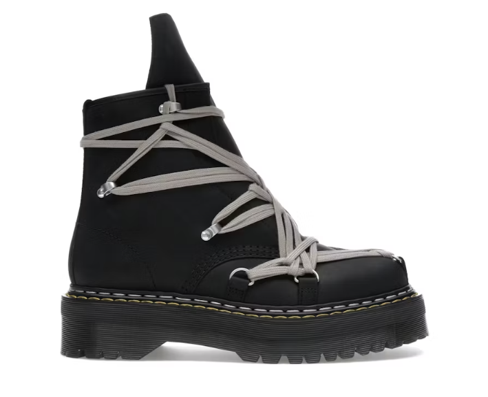 Dr. Martens 1460 DRKSHDW Quad Sole Mega Lace Boot Rick Owens Black