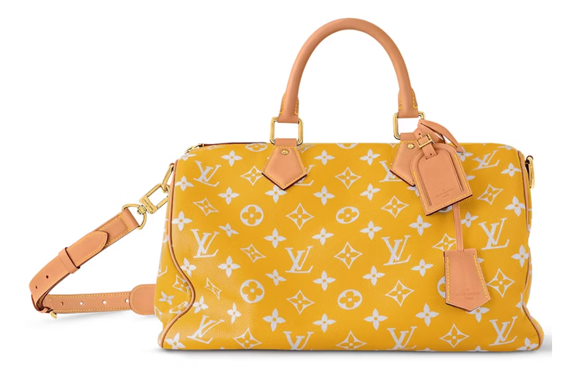 Louis Vuitton Speedy P9 Bandoulière 40 Monogram Leather Jaune Mat