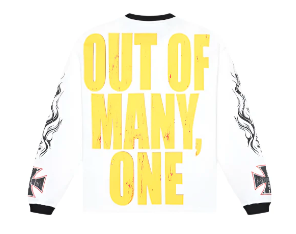 Godspeed Long Lonely Road L/S Tee White