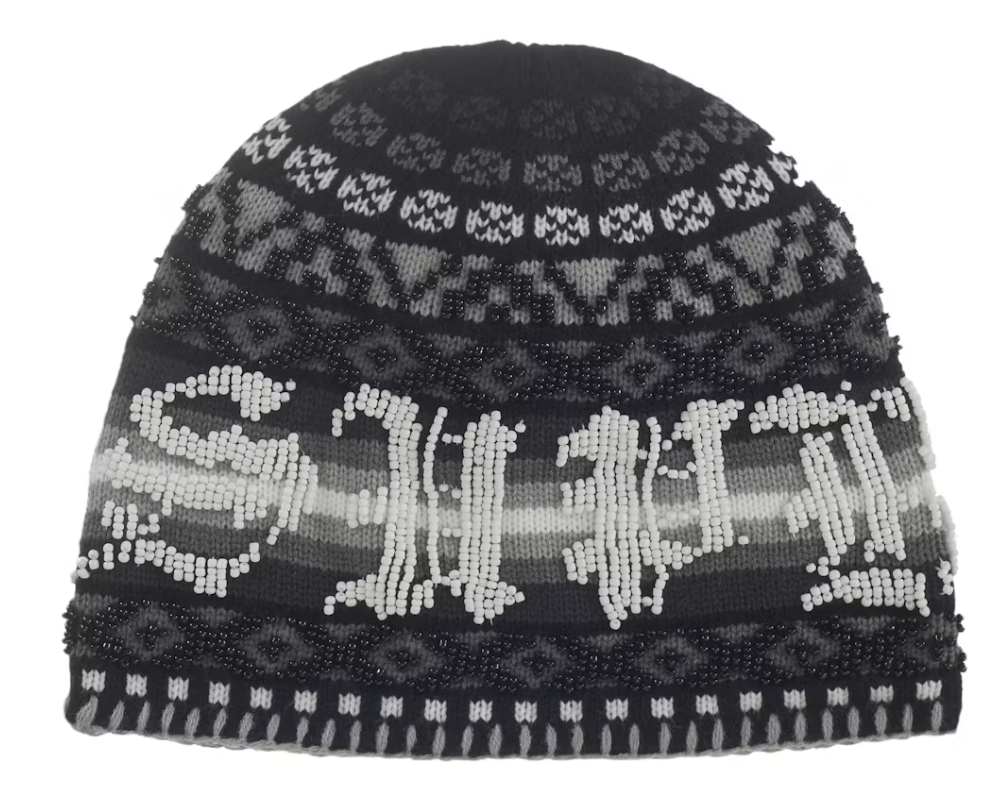 Supreme Beaded Beanie Black