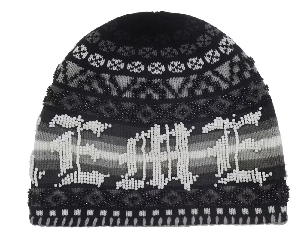 Supreme Beaded Beanie Black
