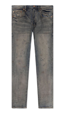 Purple Brand P001 Indigo Oil Repair Jeans