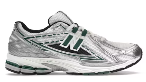 New Balance 1906R Silver Metallic Nightwatch Green