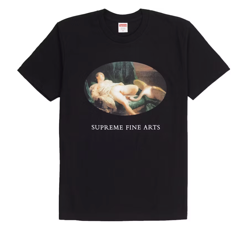 Supreme Leda and the Swan Tee Black