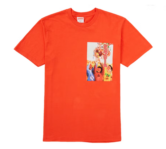 Supreme Sekintani La Norihiro Tee Bright Orange