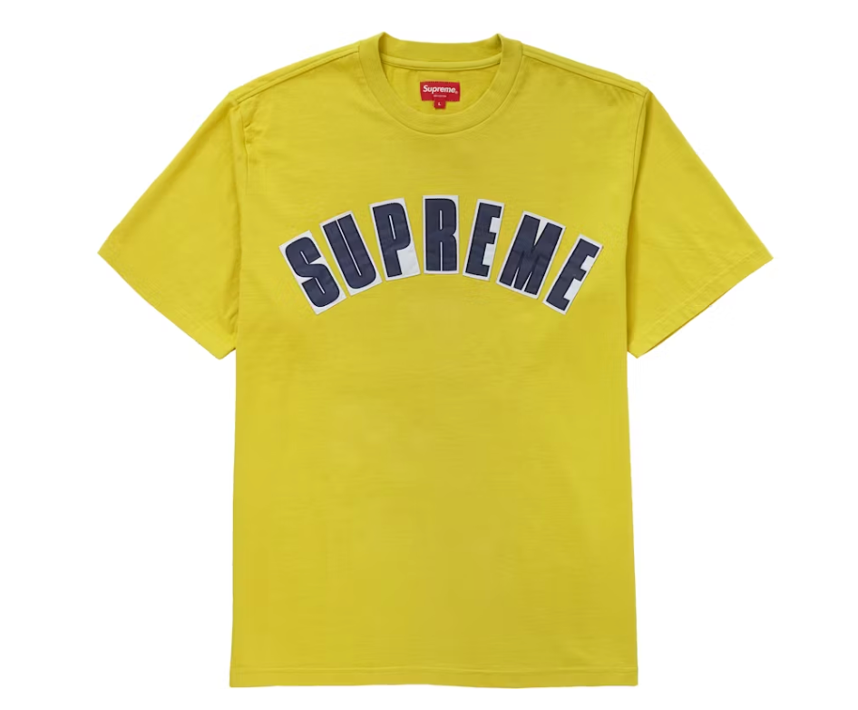Supreme Arc Applique S/S S/S Top Acid Green