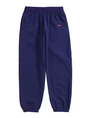 Supreme Small Box Sweatpant (SS24) Washed Navy