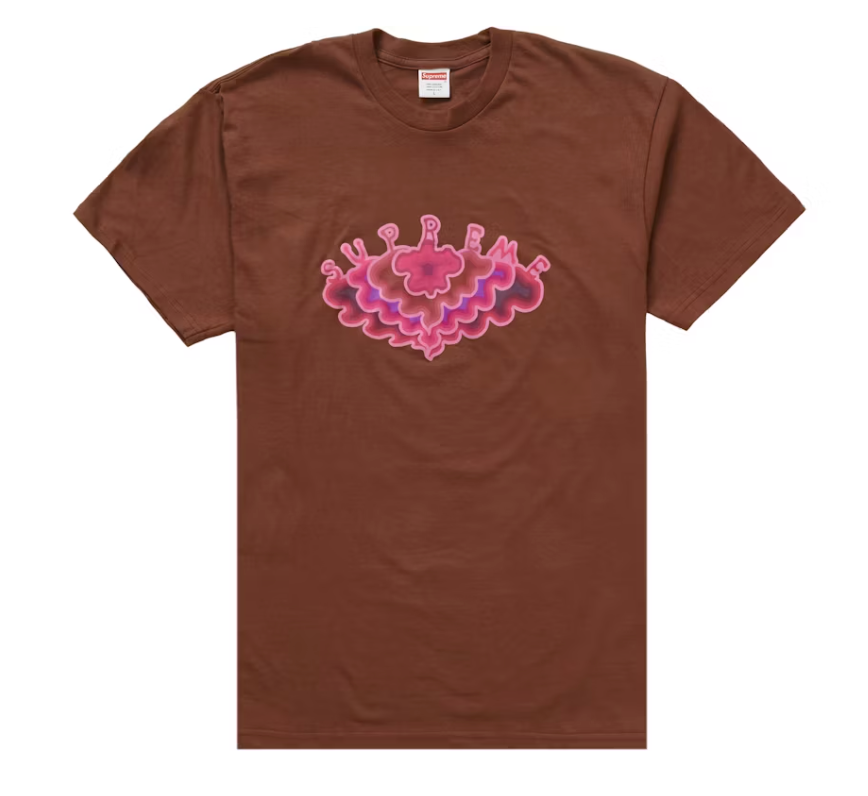 Supreme Cloud Tee Brown