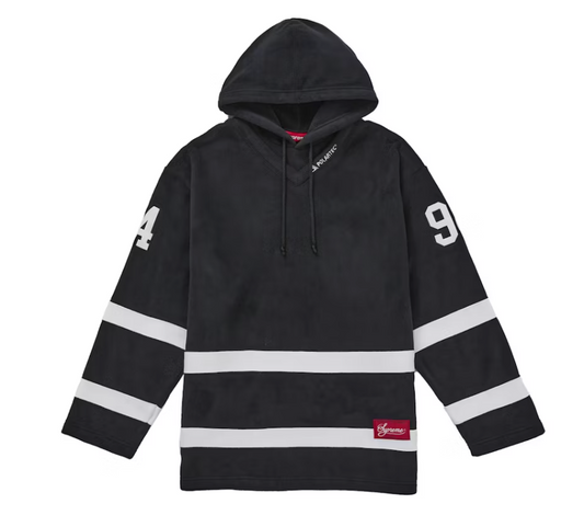 Supreme Polartec Hooded Hockey Jersey Black