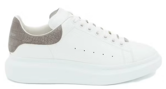 Alexander McQueen Oversized Lead Croc Suede