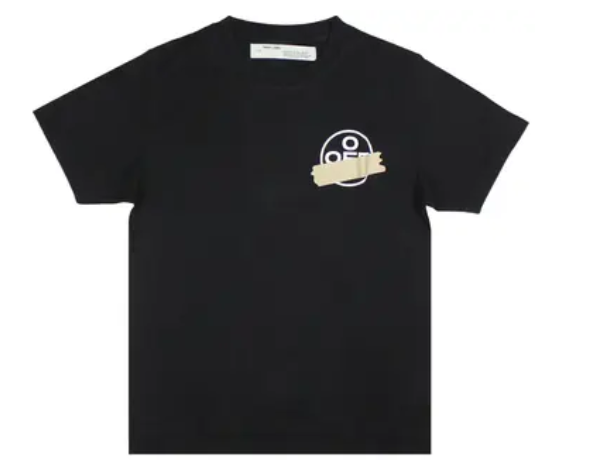 Off-White Tape Arrows T-Shirt Black Beige