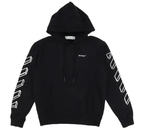 Off-White 3D Marker Arrows Hoodie Black