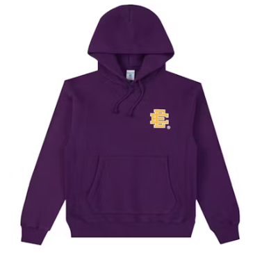 Eric Emanuel EE Basic/Core Hoodie Grape/Yellow Sweatsuit