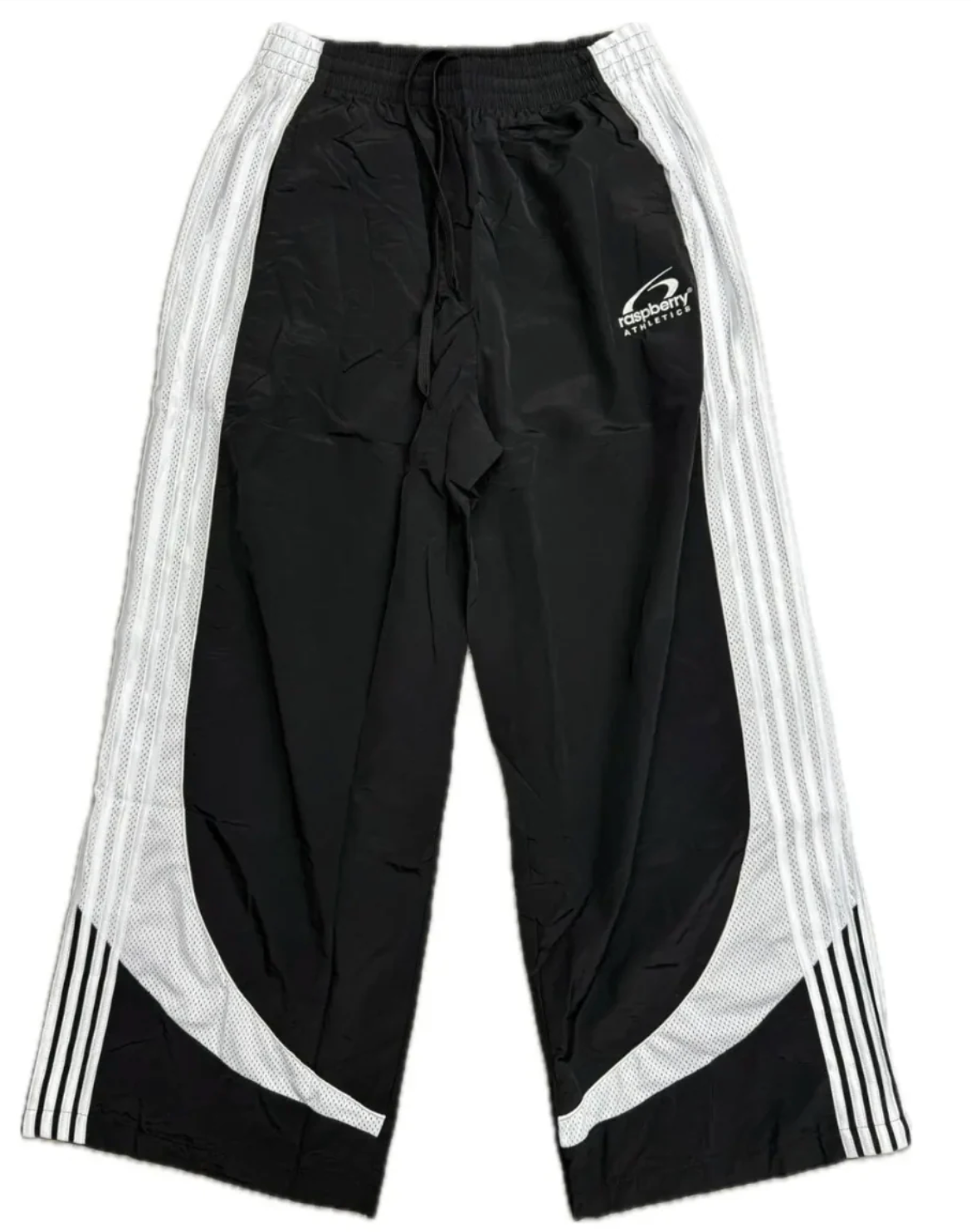 GV Gallery Raspberry Athletics Tuxedo Sweatpants Black White