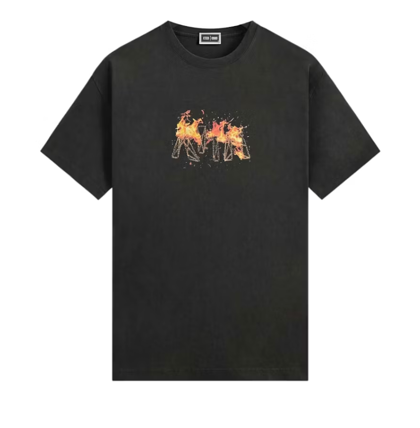 Kith x Marvel Ghost Rider Vintage Tee Black