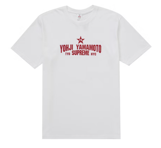 Supreme Y's by Yohji Yamamoto Star Tee White