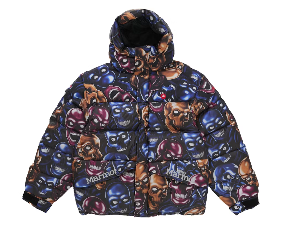 Supreme Marmot 800-Fill Down Parka Skull Pile