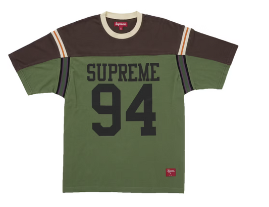 Supreme Split S/S Football Top Green
