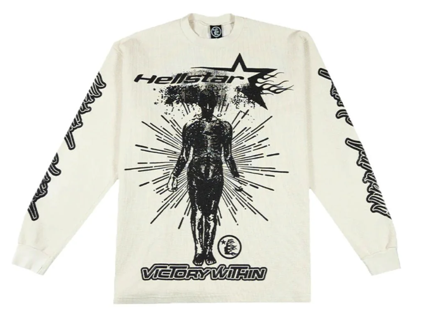 Hellstar Victory Thermal Long Sleeve Cream