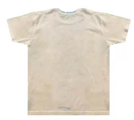 Chrome Hearts St. Barth Neck Logo Tee White/Blue