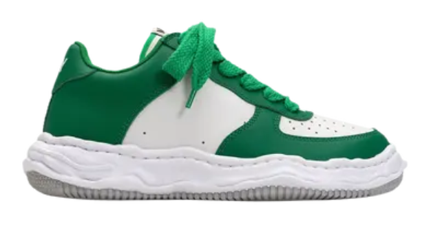 Maison Mihara Yasuhiro Wayne OG Sole Leather Low Green White