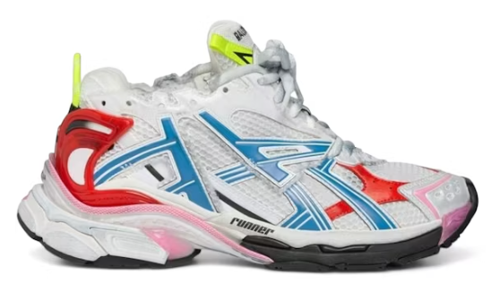 Balenciaga Runner White Red Blue Pink
