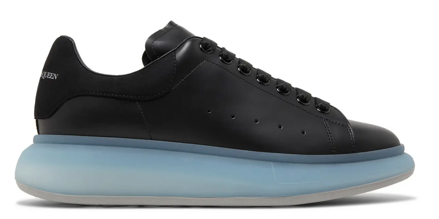 Alexander McQueen Oversized Sneaker Black Frosty Blue