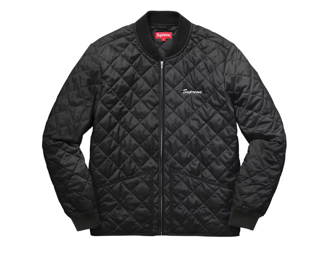 Supreme Zapata Quilted Work Jacket Black