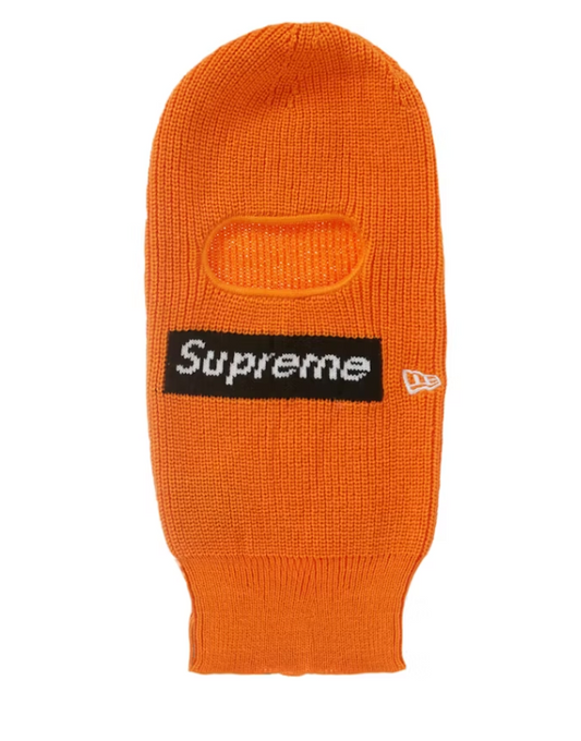 Supreme New Era Box Logo Balaclava (FW22) Orange