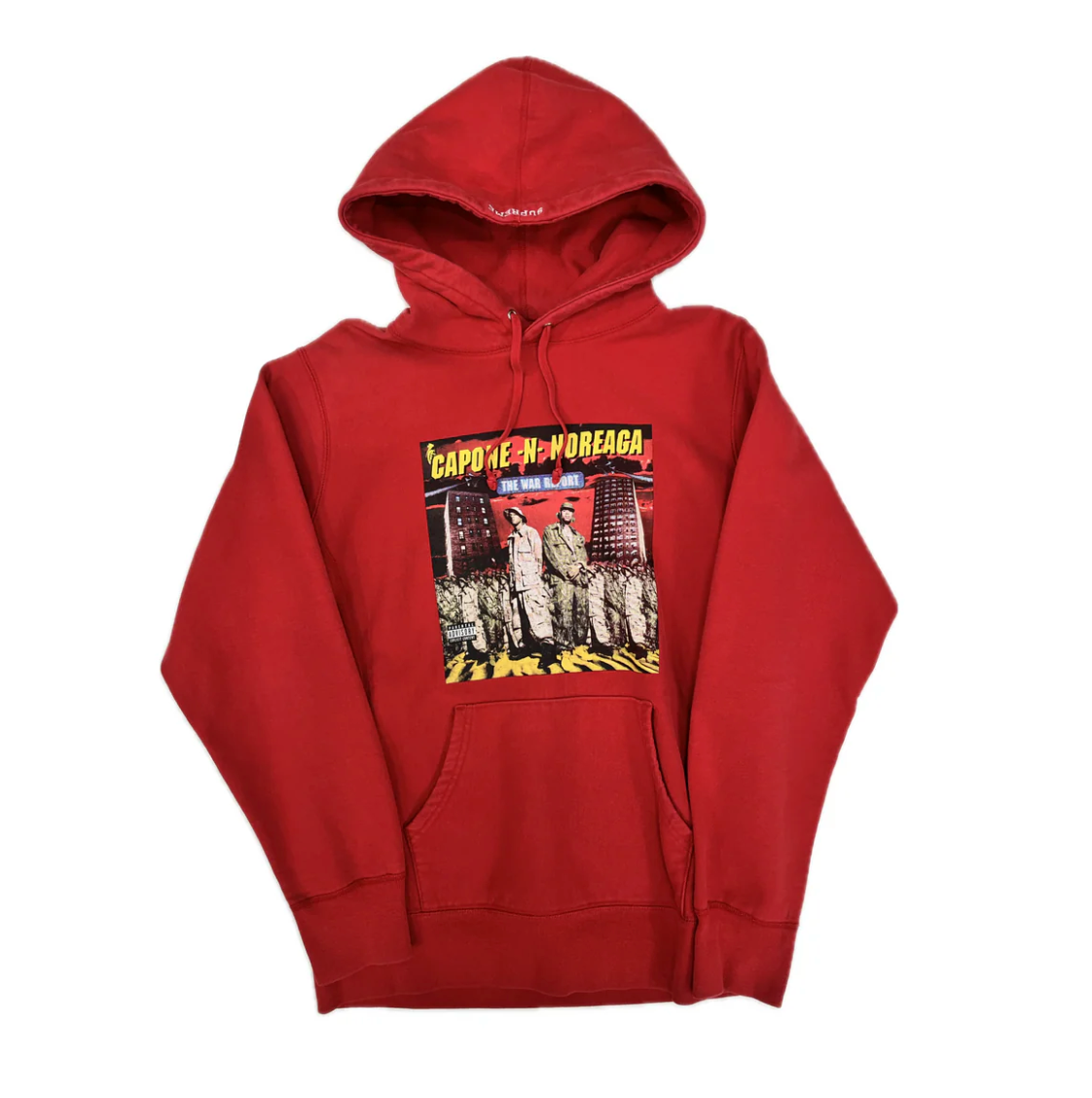 Supreme War Report Hooded Sweatshirt Red