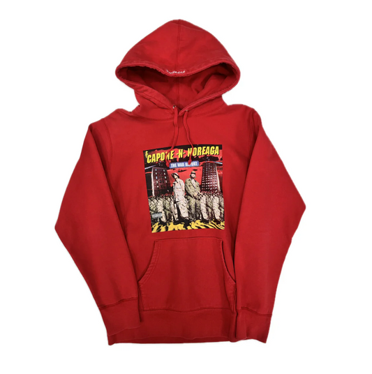 Supreme War Report Hooded Sweatshirt Red